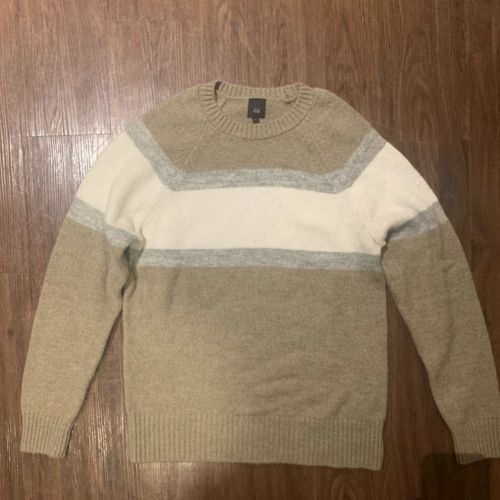 Men’s River Island Sweater Small Beige Cream